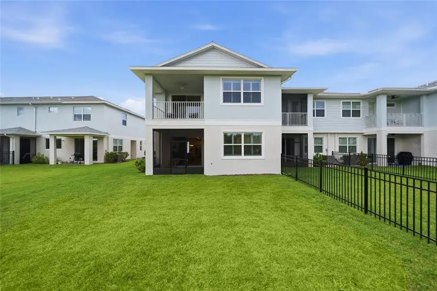 Exterior details and patio area of a home in , Wesley Chapel (Image 32).