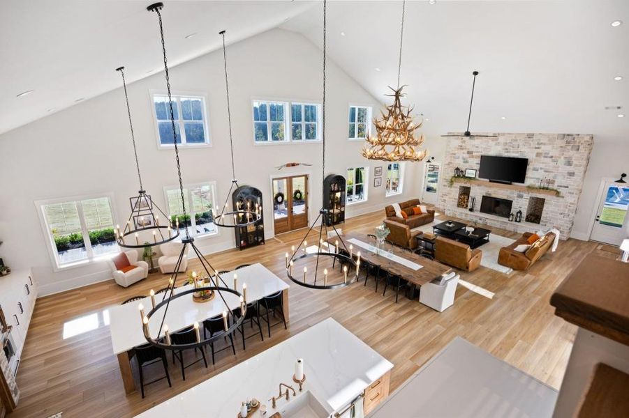 Furnished interior view inside a new home in , Rydal (Image 51).