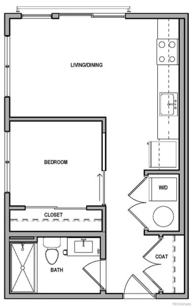 2D floor plan layout of this home in , Denver, CO (Image 1). 2D floor plan layout of this home in , Denver, CO (Image 1).