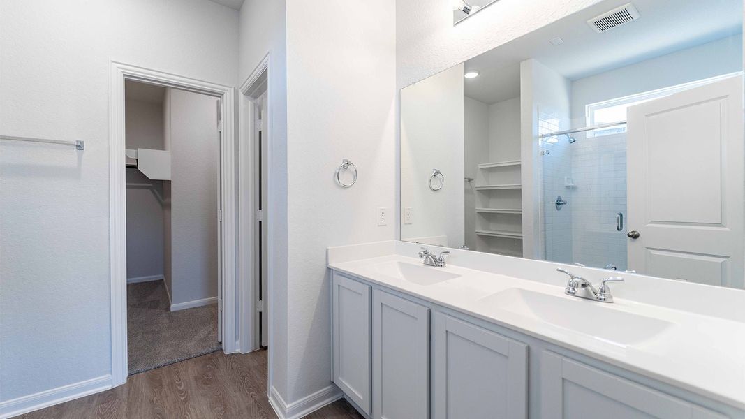 Furnished interior view inside a new home in Willow View, Converse (Image 7).