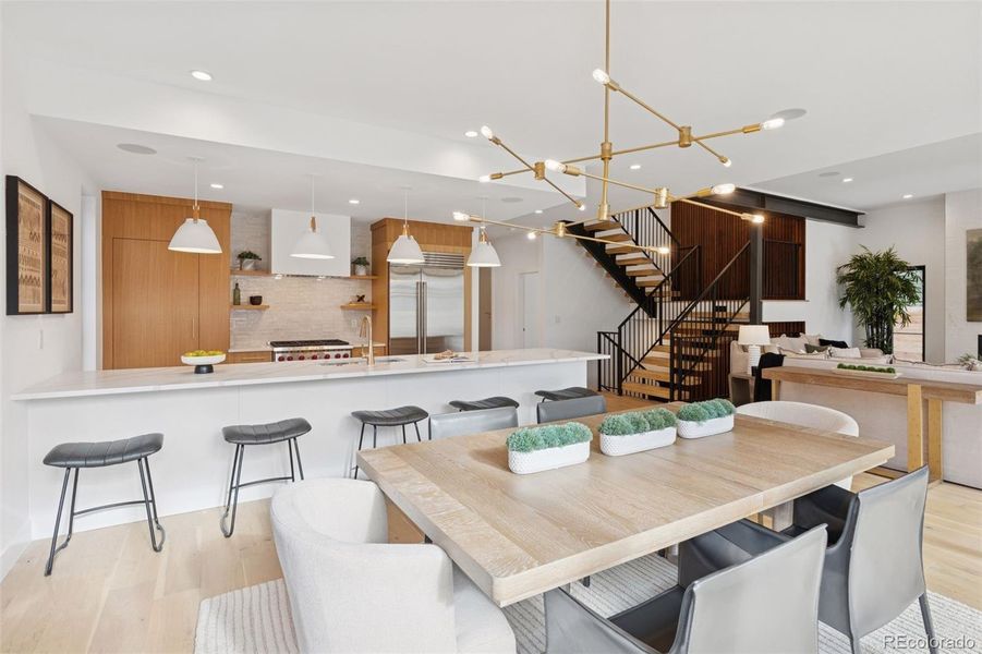 Furnished interior view inside a new home in , Boulder (Image 13).