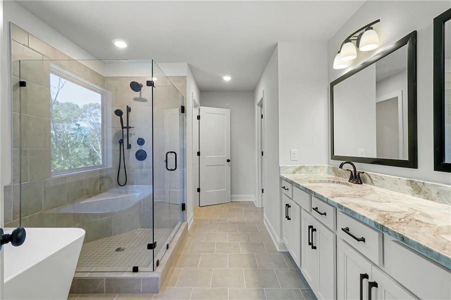 Furnished interior view inside a new home in Woodland Hills, Loganville (Image 6).