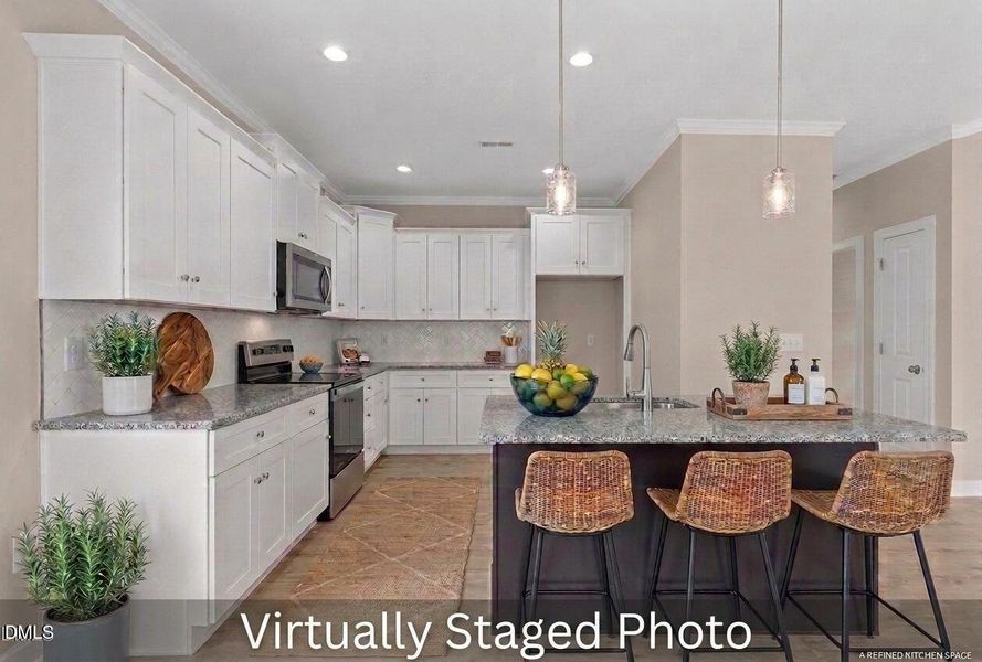 Kitchen Virtually Staged
