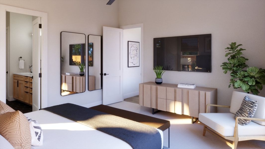 Representative furnished interior of a home built from the 4061 by Risewell Homes in Bluff Haven, Georgetown (Image 13).