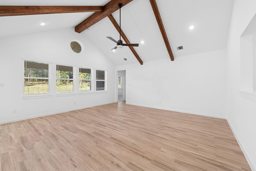 Open great room (*Photo not of actual home and used for illustration purposes only.)