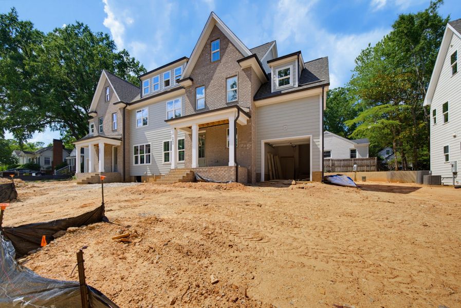 In-progress construction of a new home in Raleigh Proper, Raleigh, NC (Image 5).