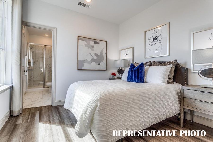 One of 3 nicely sized secondary bedrooms in our Sweetwater plan. REPRESENTATIVE PHOTO One of 3 nicely sized secondary bedrooms in our Sweetwater plan. REPRESENTATIVE PHOTO