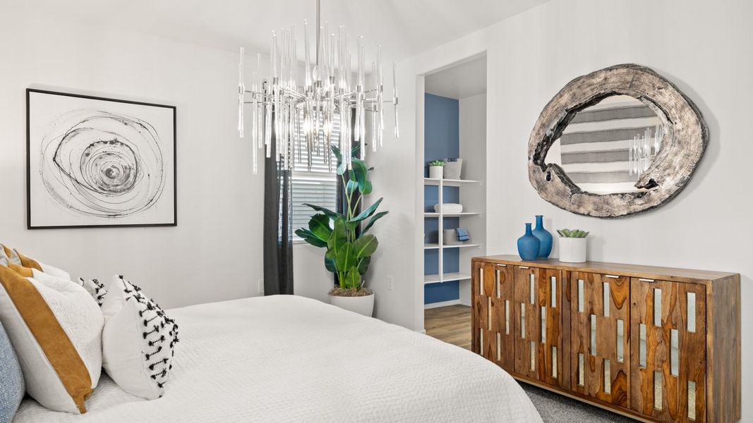 Furnished interior view inside a new home in Rio Rancho Estates, Wittmann (Image 17).