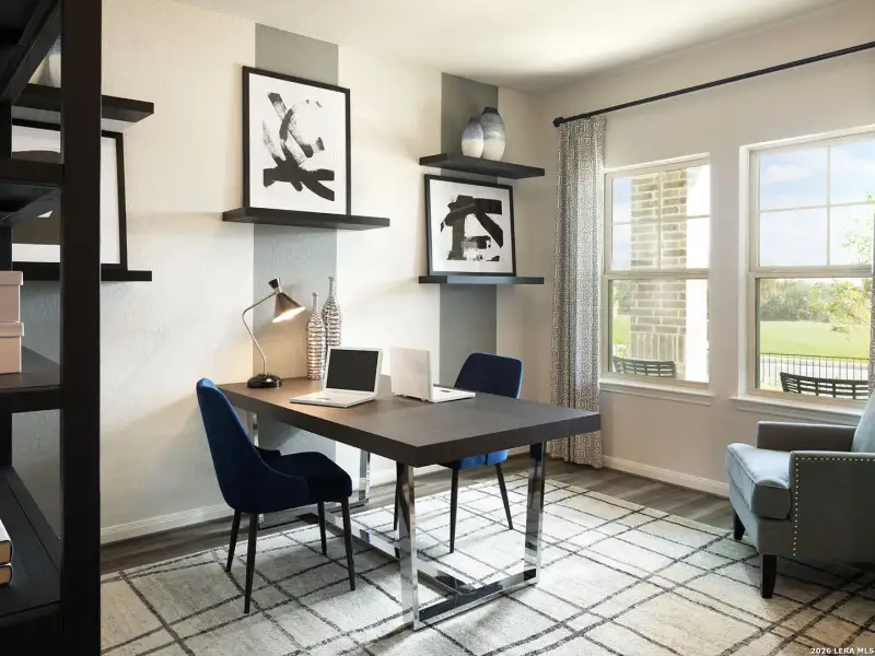 Furnished interior view inside a new home in , San Antonio (Image 10).
