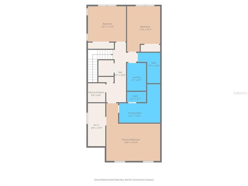 2D floor plan layout of this home in , Tampa, FL (Image 33).