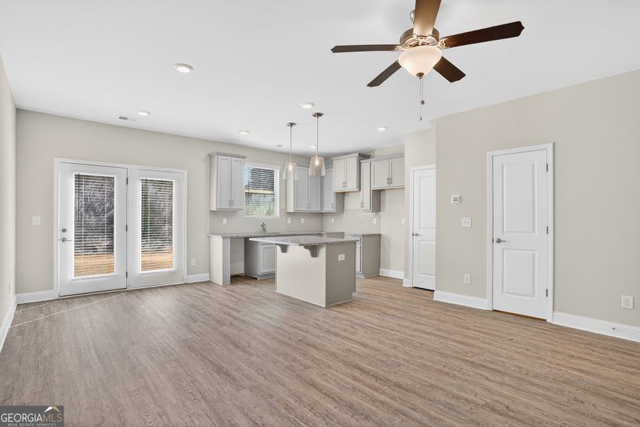 Furnished interior view inside a new home in Morning Creek Forest, Atlanta (Image 7). Furnished interior view inside a new home in Morning Creek Forest, Atlanta (Image 7).