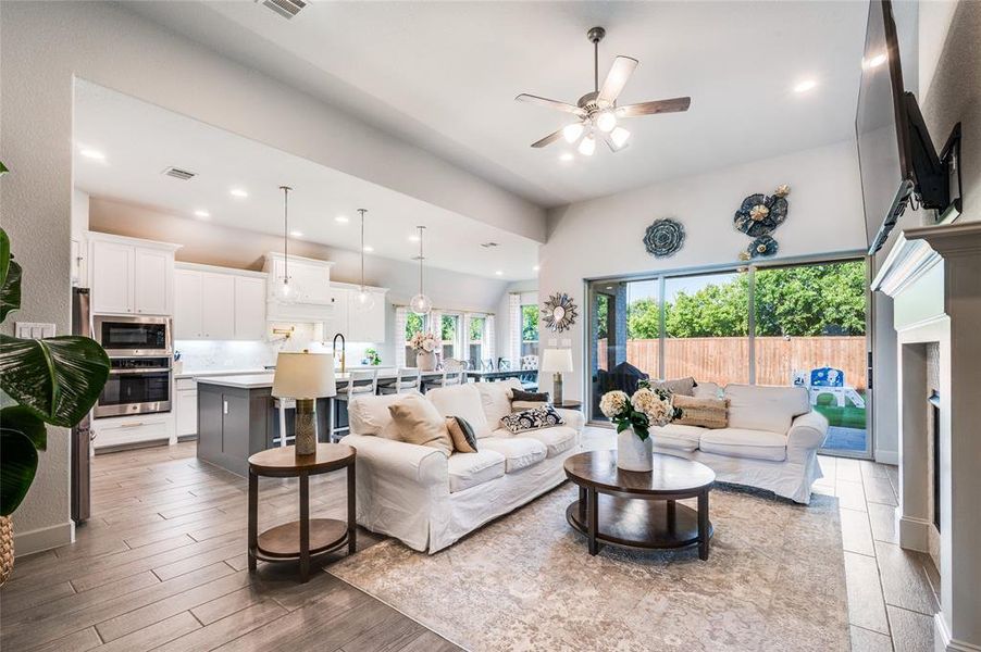 Furnished interior view inside a new home in , Haslet (Image 6).