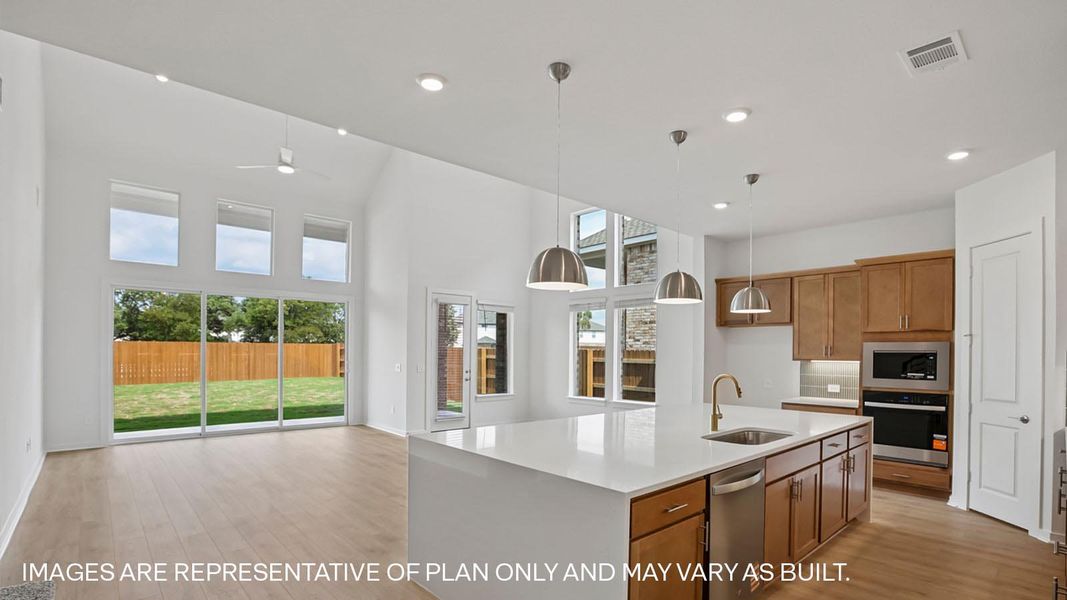 Furnished interior view inside a new home in The Enclave at Bar W Ranch, Leander (Image 8). Furnished interior view inside a new home in The Enclave at Bar W Ranch, Leander (Image 8).