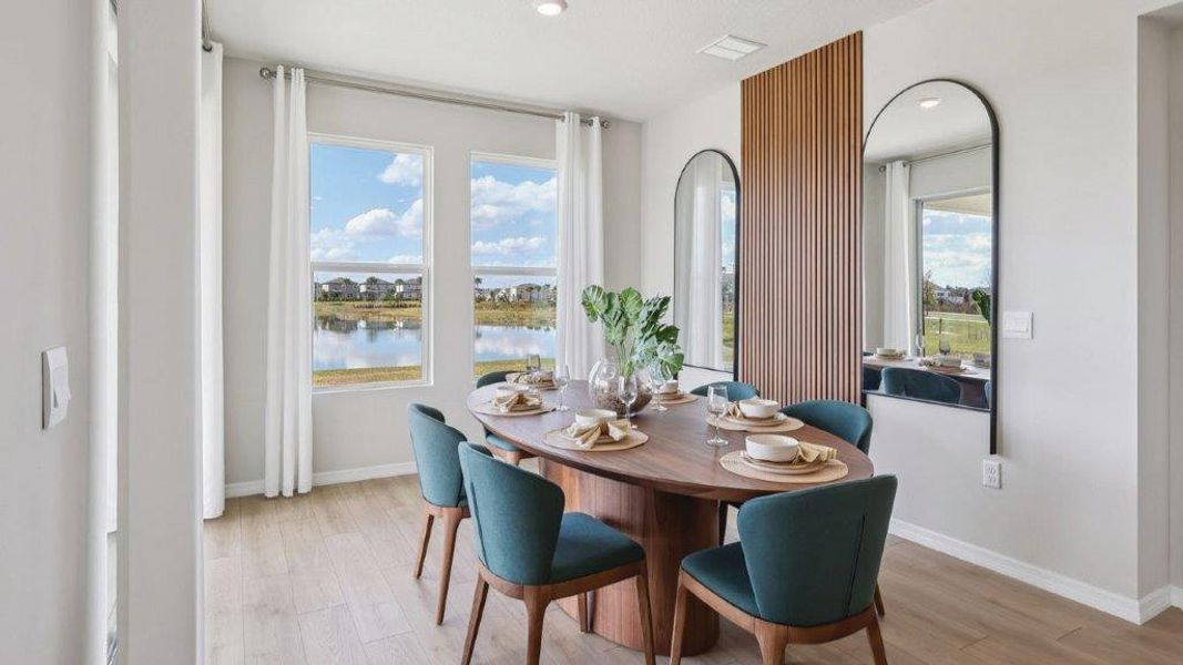 Furnished interior view inside a new home in Hawthorne Ranch, Lakeland (Image 8).