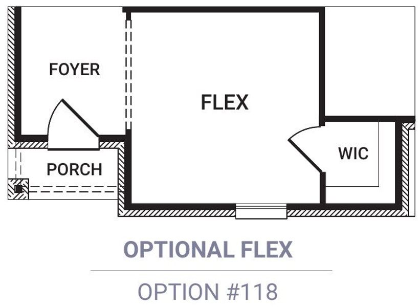 Flex (eliminates Bedroom 3) Flex (eliminates Bedroom 3)