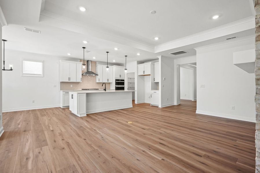 Spacious, unfurnished interior of a new home in Carolina Riverside, Belmont (Image 17).