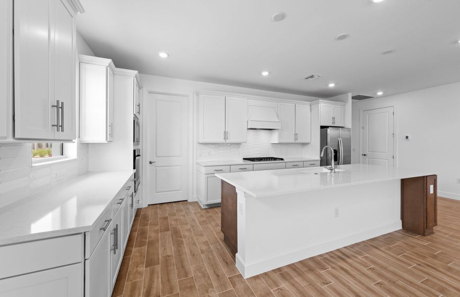 Chef-inspired kitchen with designer finishes