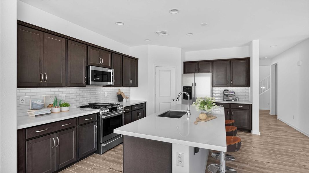 Furnished interior view inside a new home in Allen Ranches, Litchfield Park (Image 4).