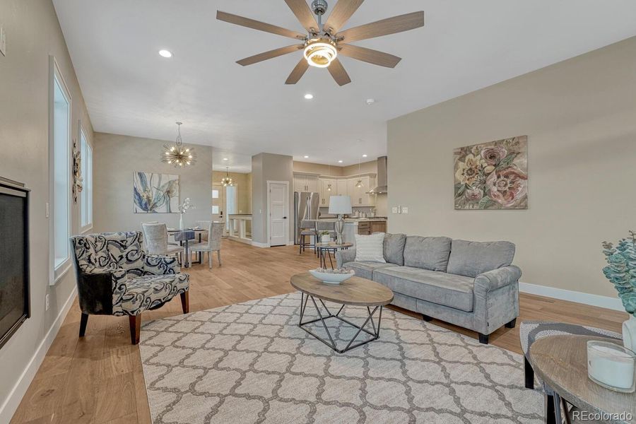 Furnished interior view inside a new home in , Colorado Springs (Image 15).