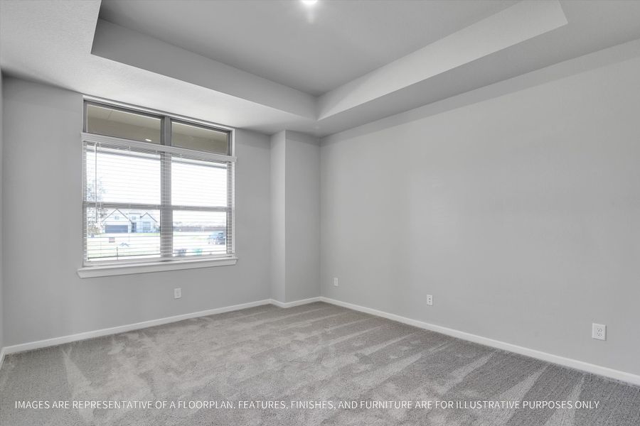 Spacious, unfurnished interior of a new home in Sunterra 50s, Katy (Image 19).