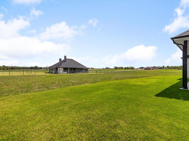 View of yard with a view of countryside View of yard with a view of countryside