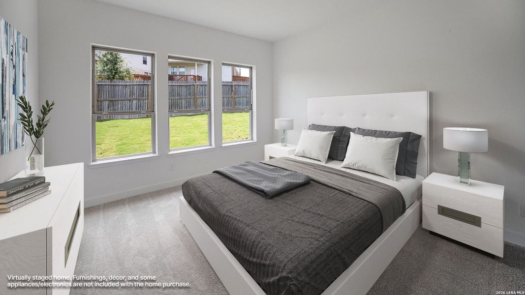 Furnished interior view inside a new home in Ladera, San Antonio (Image 13).