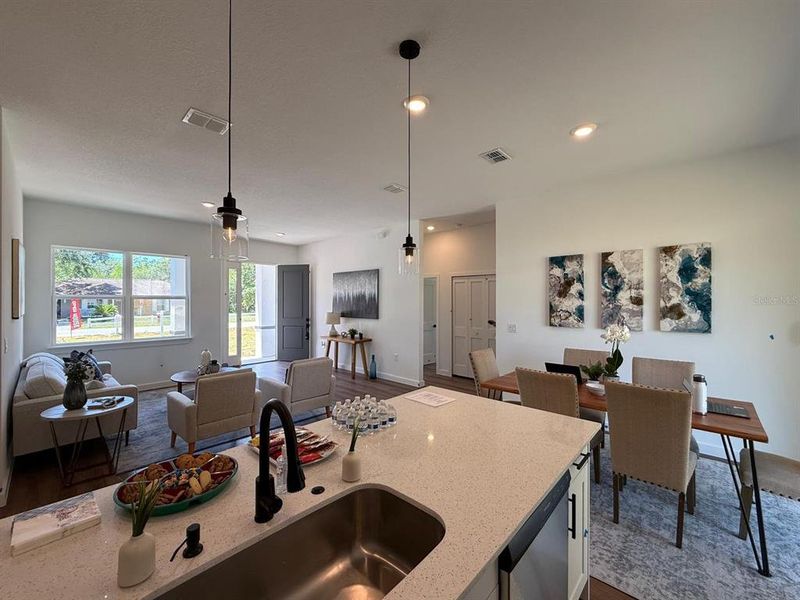 Furnished interior view inside a new home in , Citrus Springs (Image 12). Furnished interior view inside a new home in , Citrus Springs (Image 12).