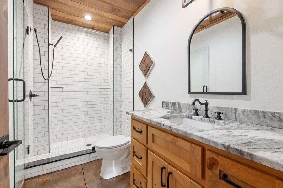 Furnished interior view inside a new home in , Blue Ridge (Image 18).