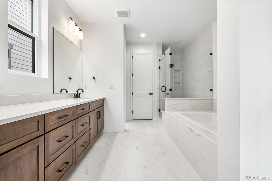 Furnished interior view inside a new home in Stargaze at Solstice, Littleton (Image 30).