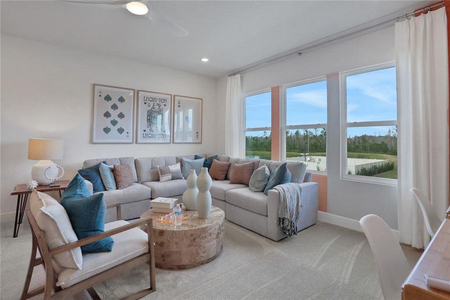 Furnished interior view inside a new home in Angeline, Land O' Lakes (Image 39).