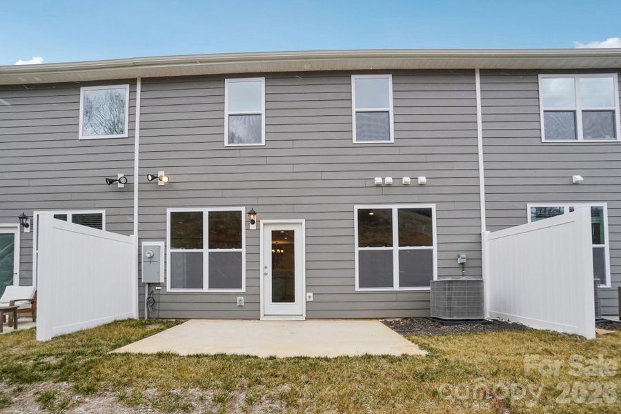 Exterior details and patio area of a home in , Weaverville (Image 3).