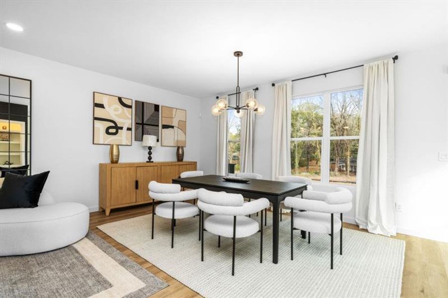 Furnished interior view inside a new home in , Decatur (Image 37). Furnished interior view inside a new home in , Decatur (Image 37).