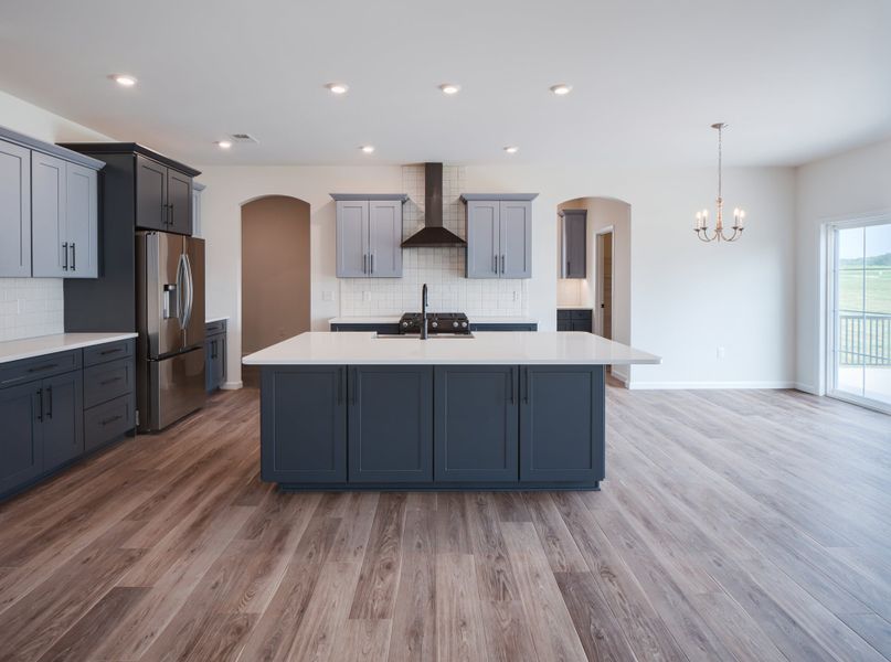Representative furnished interior of a home built from the Kipling by Keystone Custom Homes in Edgewater on Lake Tillery, Norwood (Image 8).