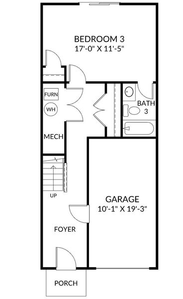 2D floor plan layout of this home in , Ladson, SC (Image 3). 2D floor plan layout of this home in , Ladson, SC (Image 3).