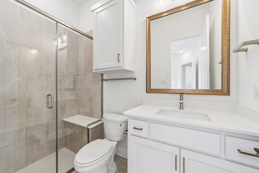 Representative furnished interior of a home built from the Diana by Landon Homes in Lexington Frisco, Frisco (Image 60).