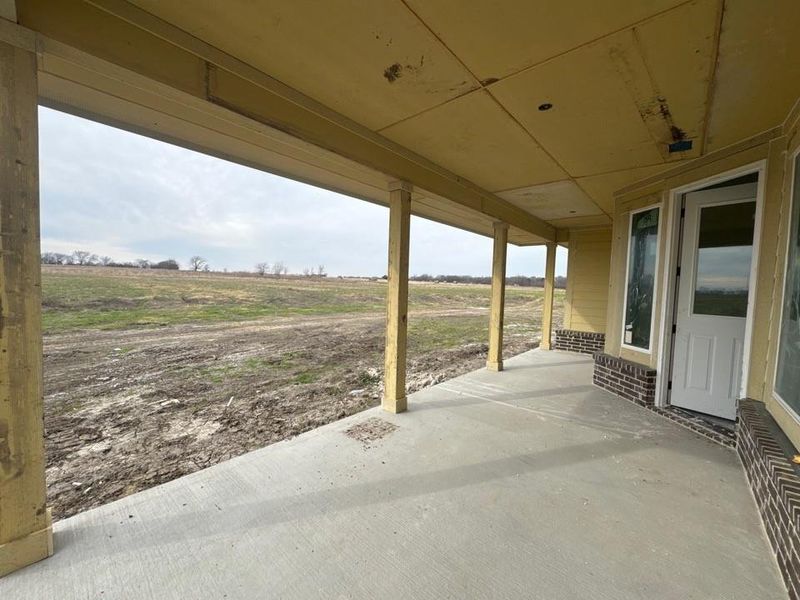 View of patio / terrace with a view of rural / pastoral area View of patio / terrace with a view of rural / pastoral area