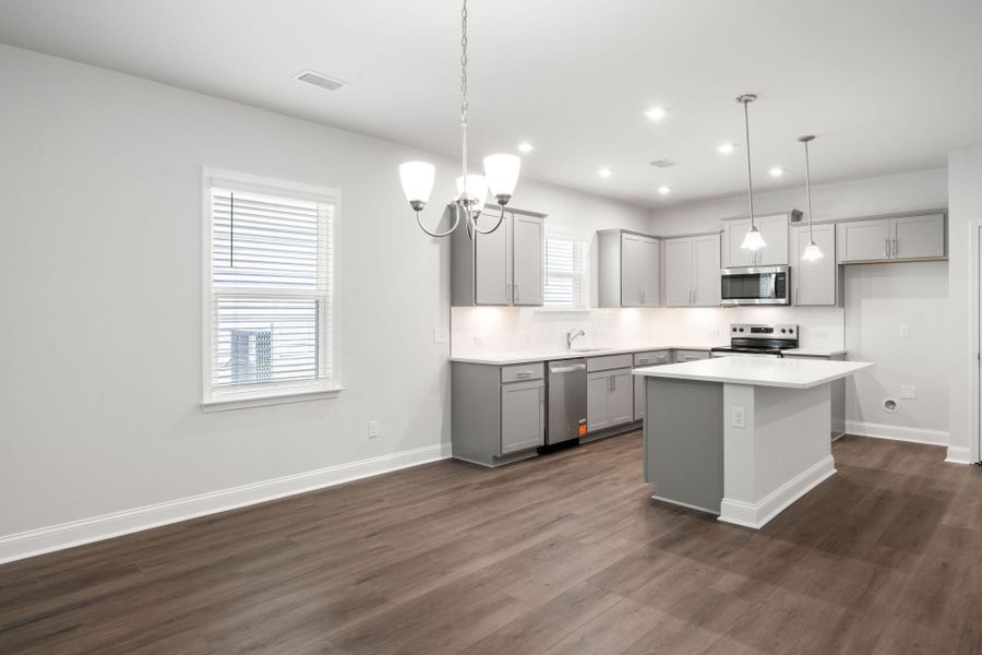 Furnished interior view inside a new home in Waterways, Richmond Hill (Image 11).