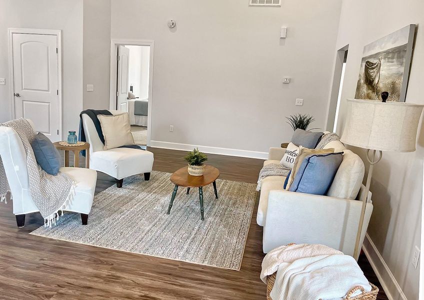 Furnished interior view inside a new home in , St. Stephen (Image 17).