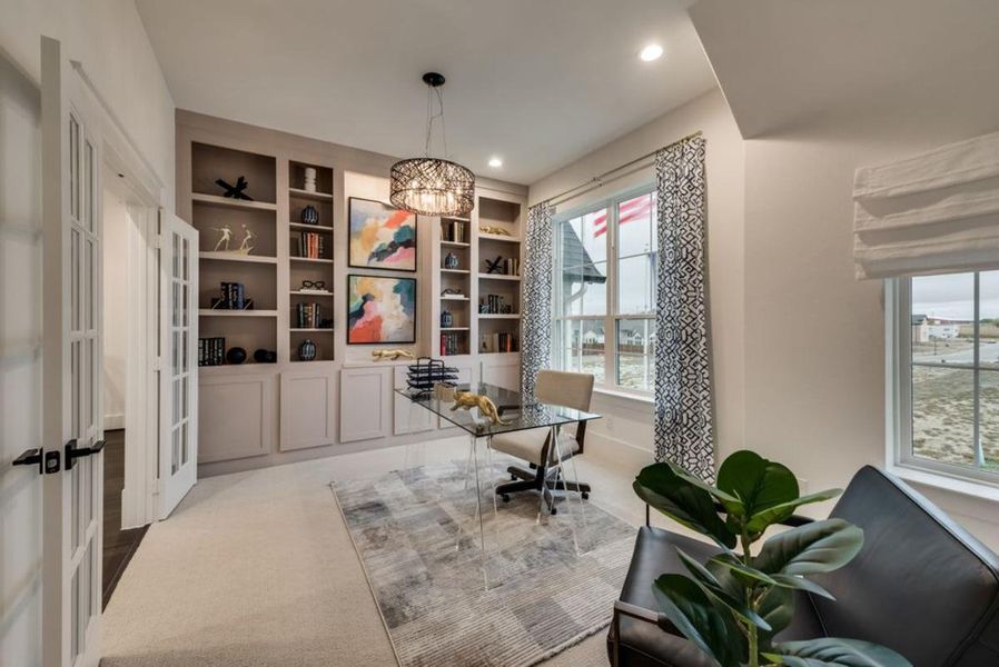 Representative furnished interior of a home built from the Grand Signature by Grand Homes in Grand Oaks, Celina (Image 15).