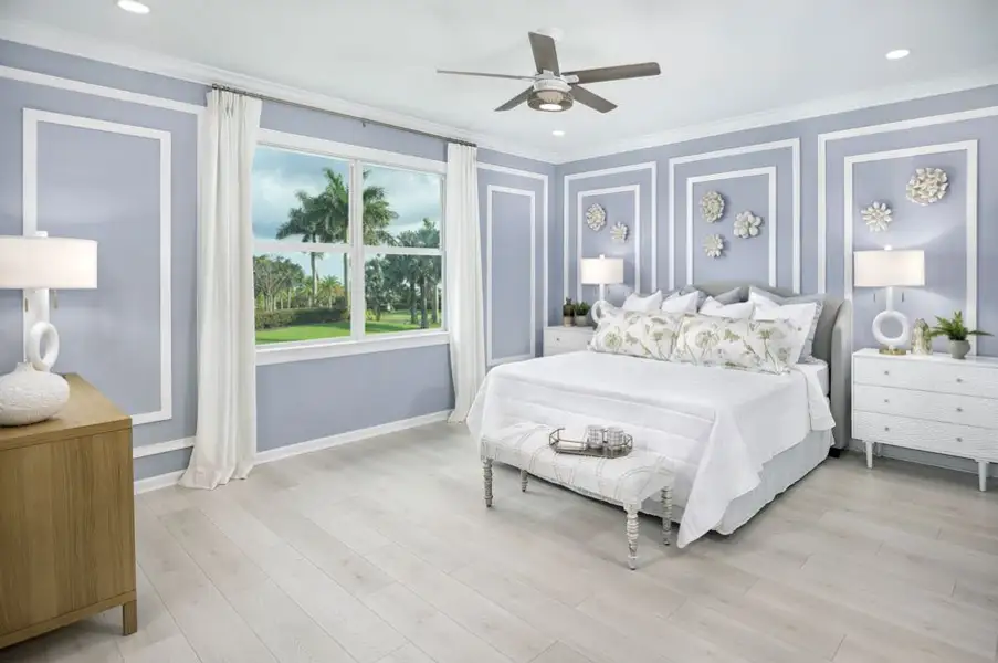 Representative furnished interior of a home built from the Ivy by Minto Communities in Westlake, Loxahatchee (Image 2).