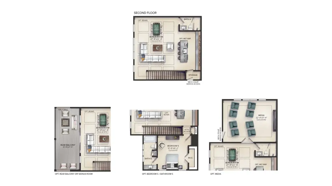Benson II Floor Plan Options