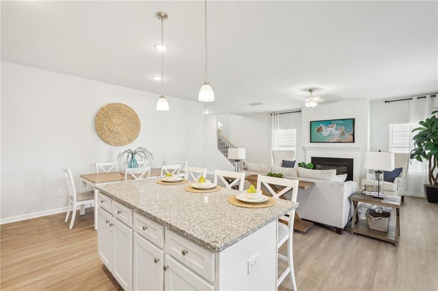 Furnished interior view inside a new home in Fairview Lake, Conyers (Image 16).