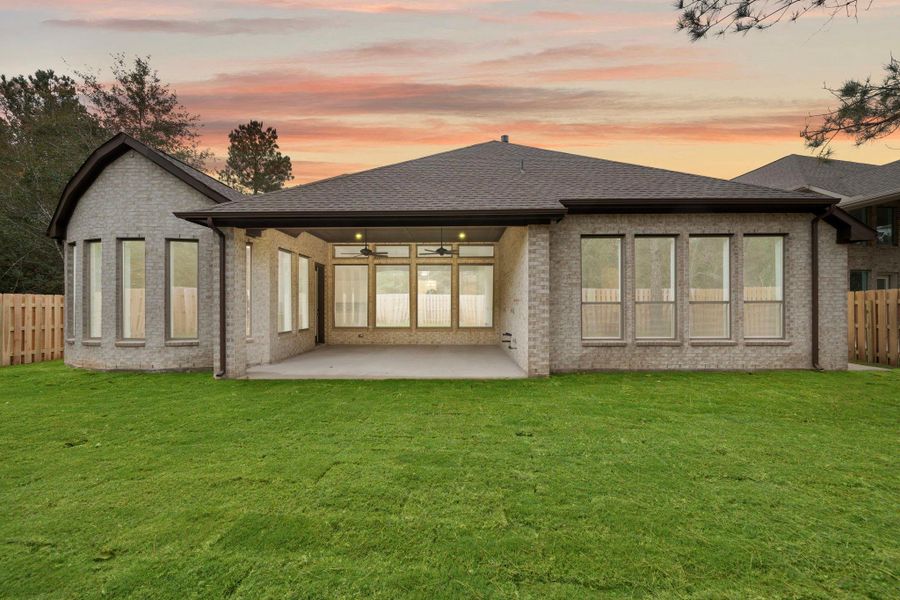 Exterior details and patio area of a home in COLTON, Montgomery (Image 21).