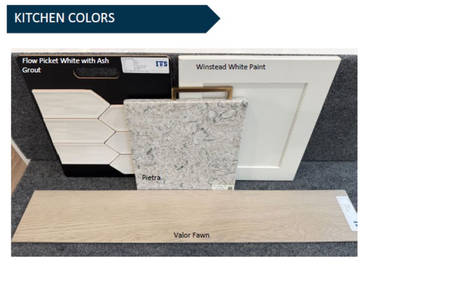 Sample of building materials used in homes in Westerly Park at Wildlight, Yulee (Image 10).