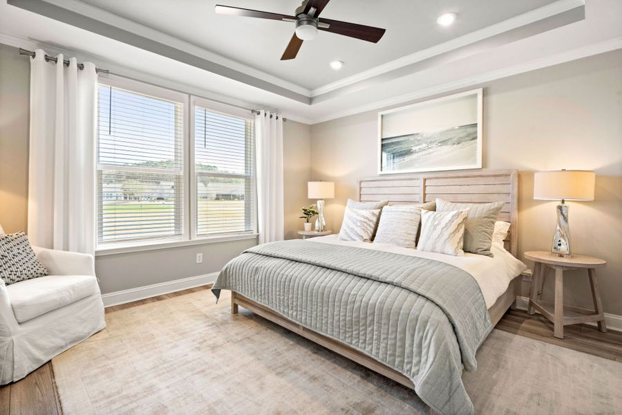 Furnished interior view inside a new home in Sun City Hilton Head, Bluffton (Image 25).