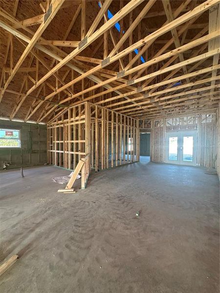 In-progress construction of a new home in Densan Park, Oxford, FL (Image 21).