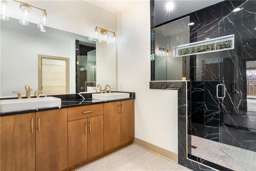 Furnished interior view inside a new home in , Ellijay (Image 41).