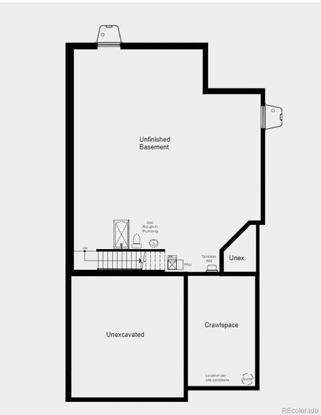 Structural options include: covered outdoor living and A/C unit.