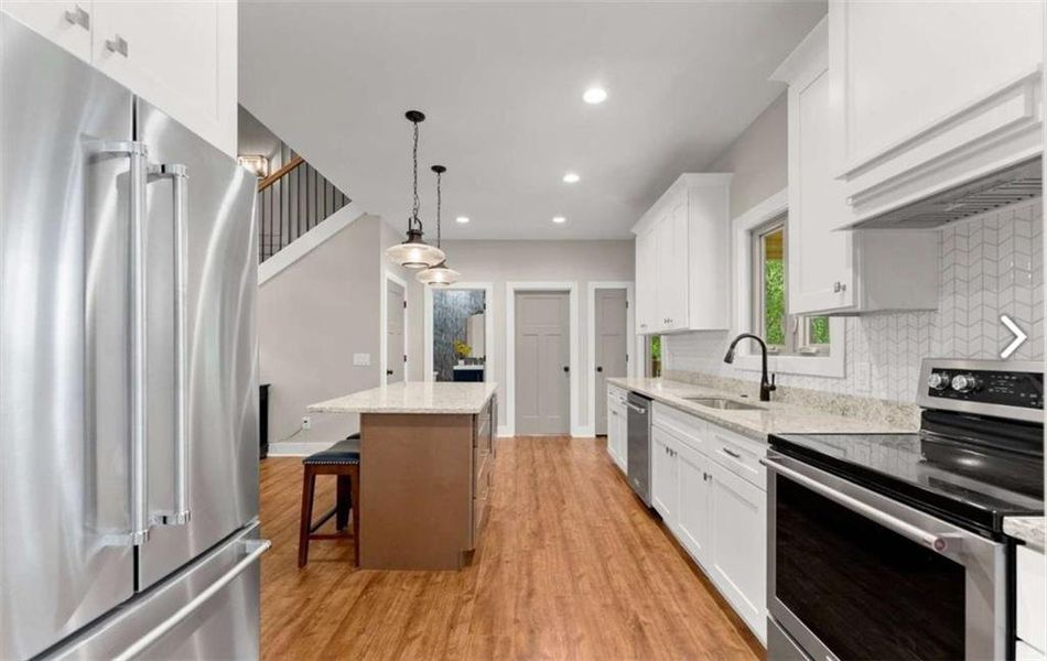 Furnished interior view inside a new home in , Cleveland (Image 12).