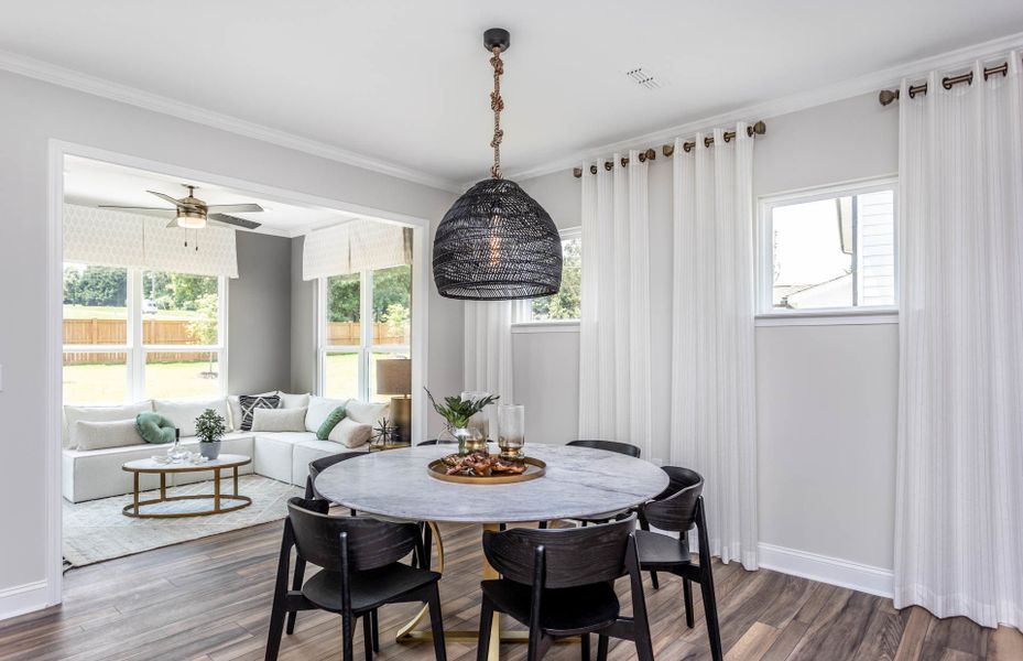 Furnished interior view inside a new home in Browning Stables, Wendell (Image 20).